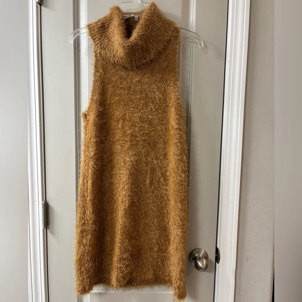 Show Me Your MuMu Sleeveless Fauna Dress Cognac Knit - Picture 5 of 9
